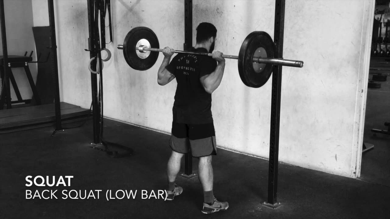 Back Squat (Low Bar) – Power Speed Endurance