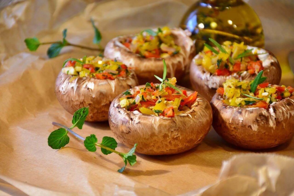 stuffed mushrooms